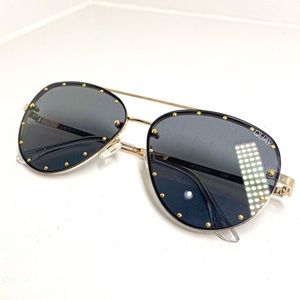 QUAY AUSTRALIA Roxanne Aviator Sunglasses